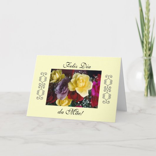 Het Portugees: Moederdag Kaart (Voorkant)