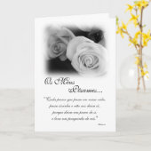 Het Portugees: Poema DE Condolencias Kaart (Gele Bloem)