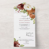 het portugese huwelijk in een uitnodiging (Binnen)