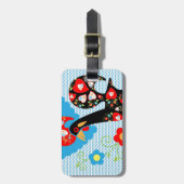 Het Portugese rooster van Barcelona Bagagelabel (Voorkant verticaal)