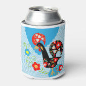 Het Portugese rooster van Barcelona Blikjeskoeler (Blikje Voorkant)