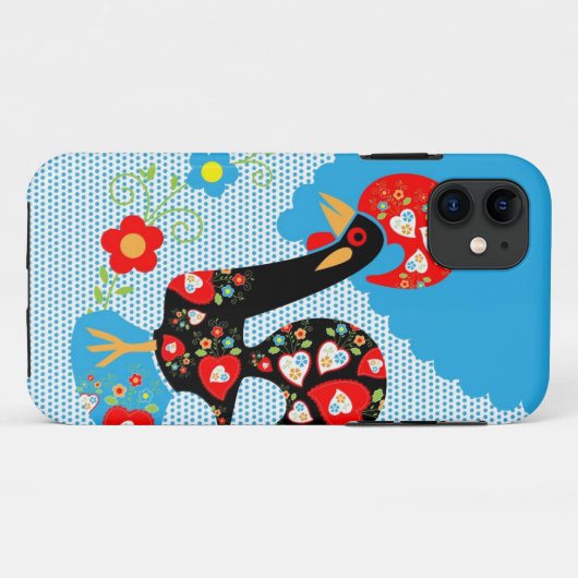 Het Portugese rooster van Barcelona Case-Mate iPhone Case (Achterkant (horizontaal))
