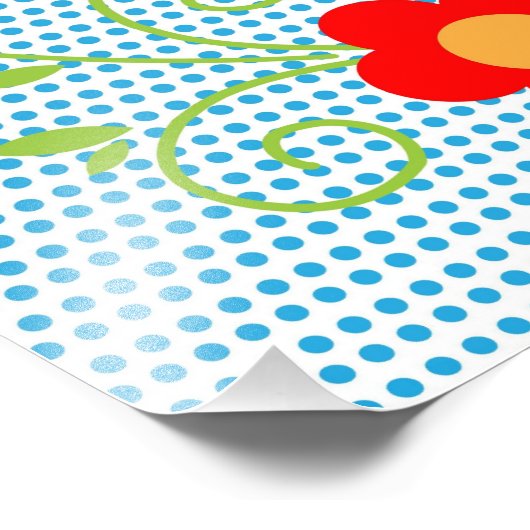 Het Portugese rooster van Barcelona Foto Afdruk (Hoek)