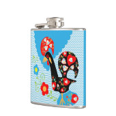 Het Portugese rooster van Barcelona Heupfles (Links)