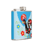 Het Portugese rooster van Barcelona Heupfles (Rechts)