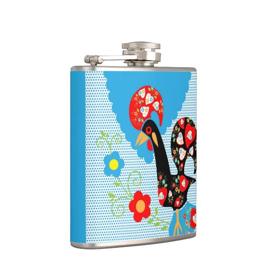 Het Portugese rooster van Barcelona Heupfles (Rechts)