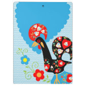 Het Portugese rooster van Barcelona Klembord (Achterkant)