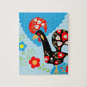 Het Portugese rooster van Barcelona Legpuzzel