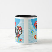 Het Portugese rooster van Barcelona Mok (Midden)