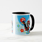 Het Portugese rooster van Barcelona Mok (Voorkant rechts)