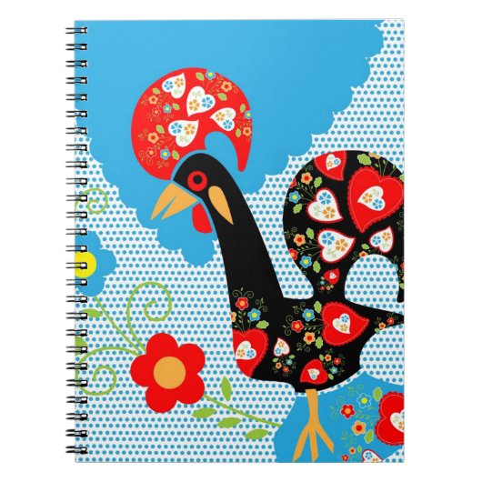 Het Portugese rooster van Barcelona Notitieboek (Voorkant)