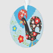 Het Portugese rooster van Barcelona Ornament (voorkant)