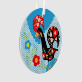 Het Portugese rooster van Barcelona Ornament (voorkant)