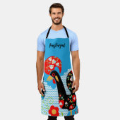 Het Portugese rooster van Barcelona Schort (Gedragen)