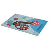 Het Portugese rooster van Barcelona Snijplank (Hoek)