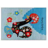 Het Portugese rooster van Barcelona Snijplank (Voorkant)