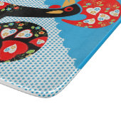 Het Portugese rooster van Barcelona Snijplank (Hoek)