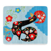 Het Portugese rooster van Barcelona Snijplank (Voorkant)