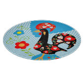 Het Portugese rooster van Barcelona Snijplank (Hoek)