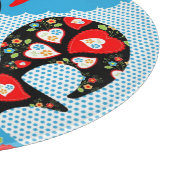 Het Portugese rooster van Barcelona Snijplank (Hoek)