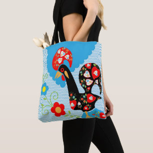 Het Portugese rooster van Barcelona Tote Bag