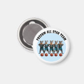 Het Possum All Star basketbalteam Magneet (Voorkant / Achterkant)