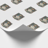 Het postadres van Jezus is de hemel Het postadres Cadeaupapier (Hoek)