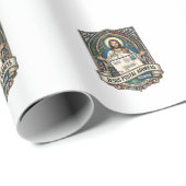 Het postadres van Jezus is de hemel Het postadres Cadeaupapier (Rol Hoek)