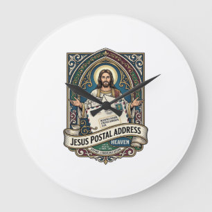 Het postadres van Jezus is de hemel Het postadres Grote Klok