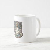 Het postadres van Jezus is de hemel Het postadres  Koffiemok (Voorkant rechts)