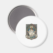 Het postadres van Jezus is de hemel Het postadres Magneet (Voorkant / Achterkant)