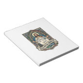 Het postadres van Jezus is de hemel Het postadres  Notitieblok (Schuin)