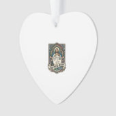 Het postadres van Jezus is de hemel Het postadres Ornament (voorkant)