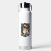 Het postadres van Jezus is de hemel Het postadres Waterfles (Voorkant)