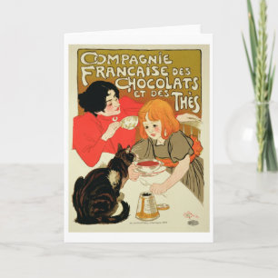 Het poster adverteren het Franse Bedrijf van Kaart