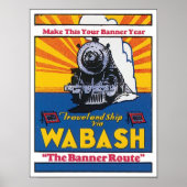 Het Poster Bannerroute wassen (Voorkant)