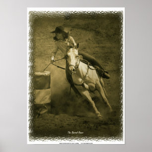 Het Poster Barrel Racer