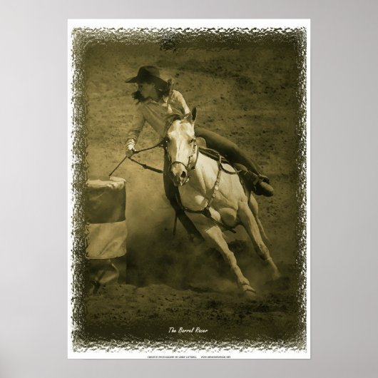 Het Poster Barrel Racer (Voorkant)