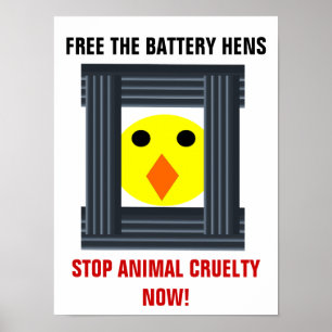 Het Poster Battery Hens wordt vrij gemaakt