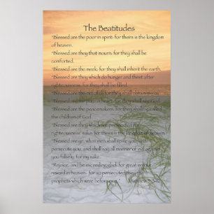 Het Poster Beatitudes (verticaal)