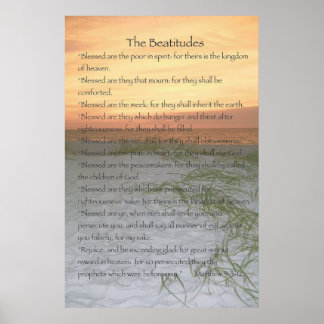 Het Poster Beatitudes (verticaal)