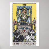 Het Poster Chariot Tarot Kaart (Voorkant)