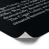 Het Poster Cigar Galaxy (M82) (Hoek)