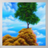 Het Poster Clouds aanraken (Voorkant)