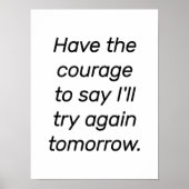 Het Poster Courage (Voorkant)