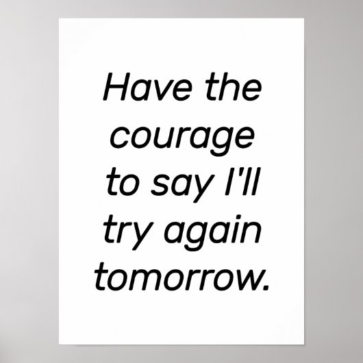 Het Poster Courage (Voorkant)