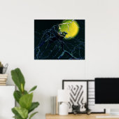 Het poster Crow (Thuiskantoor)