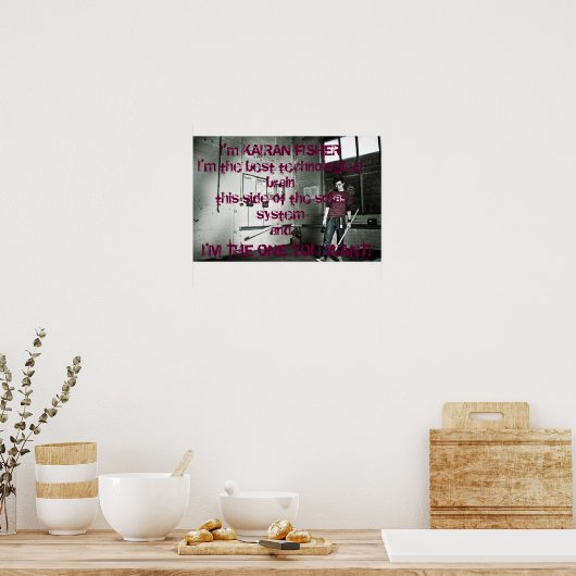 Het Poster dat je wilt voor Kai COS (ZELDEN) (Keuken)