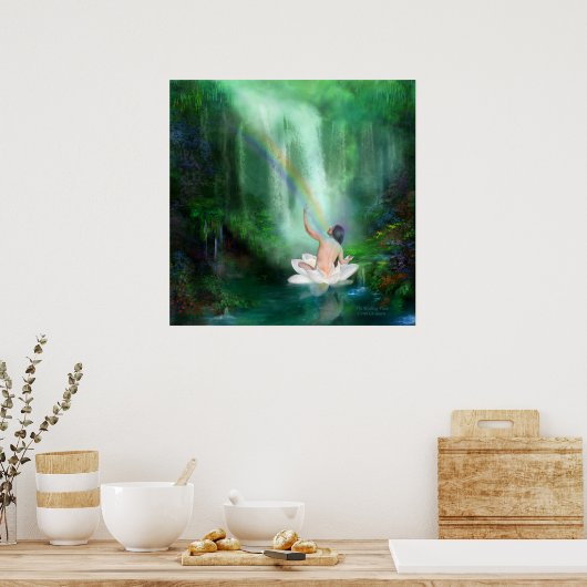 Het Poster/de plaats van de genezing Poster (Keuken)