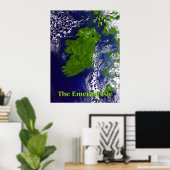 Het Poster Emerald Isle (Thuiskantoor)